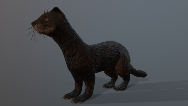 4 ferrets Modelo 3D .c4d .max .obj .3ds .fbx .stl .blend 