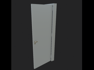 door w-frame 3D मॉडल