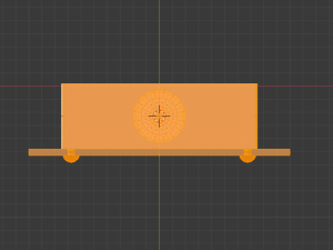 mirror and light Model 3D