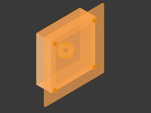 mirror and light 3D Model