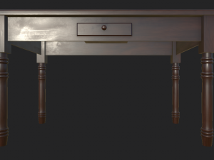 table rectangle 3D Model