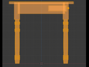 table rectangle 3D Model