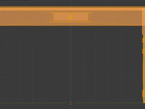 Tischrechteck 3D Modell