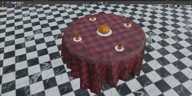 table 3D Модель .c4d .max .obj .3ds .fbx .stl .blend 