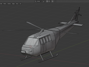 police helicopter 3D 모델