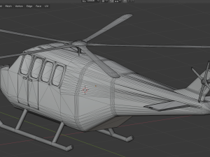 police helicopter 3D 모델