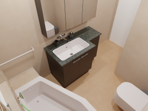 small bathroom 3D Model