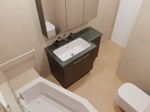 small bathroom 3D Model