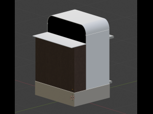 desk Model 3D