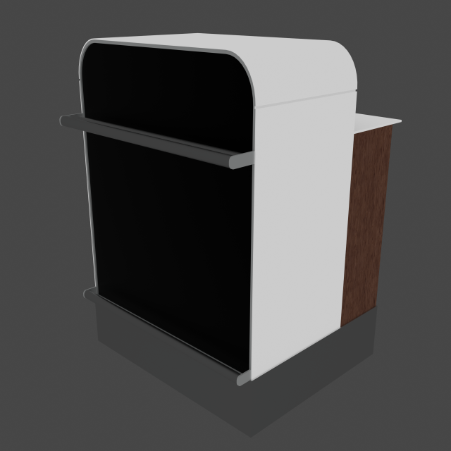 desk Model 3D .c4d .max .obj .3ds .fbx .stl .blend 
