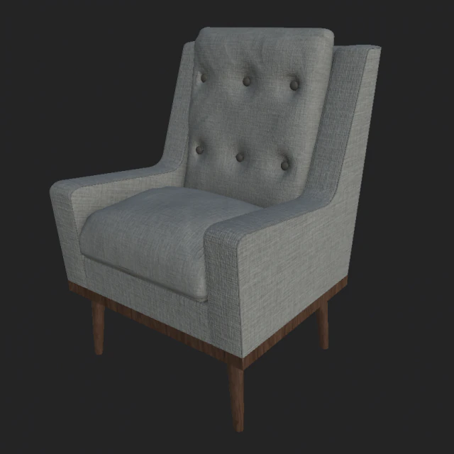 Sessel 3D Modell .c4d .max .obj .3ds .fbx .stl .blend