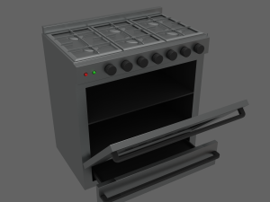 kitchen big six 3Dモデル