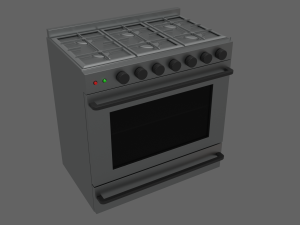 kitchen big six 3D 模型