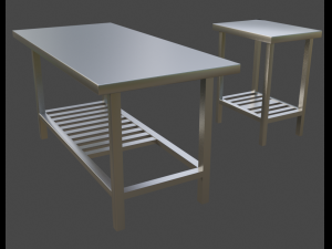 iron tables 3Dモデル
