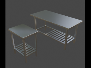 iron tables Modèle 3D