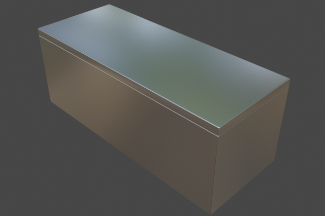 horizontal refrigerator Modelo 3D .c4d .max .obj .3ds .fbx .stl .blend 
