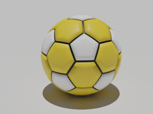 soccer ball Modello 3D