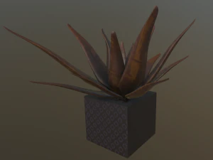 flowers with 4 different textures variation 3D Model