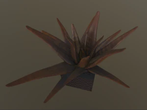 flowers with 4 different textures variation 3D Model