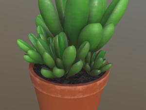 flower with 2 different texture variations 3D Model