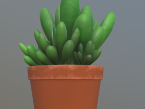 flower with 2 different texture variations 3D Model