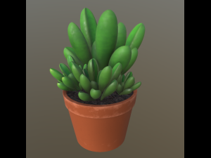 flower with 2 different texture variations 3D Model
