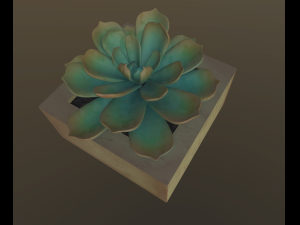 flowers with 4 different textures variation 3Dモデル