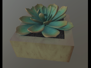 flowers with 4 different textures variation 3Dモデル