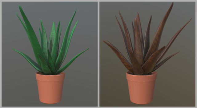 flower with 2 different texture variations 3D Model .c4d .max .obj .3ds .fbx .stl .blend 