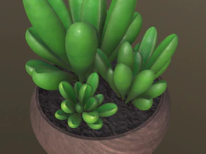 flower with 2 different texture variations 3D Model