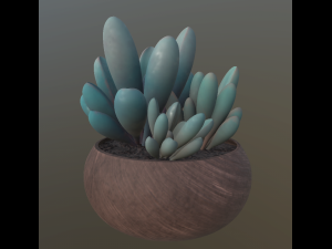 flower with 2 different texture variations 3D मॉडल