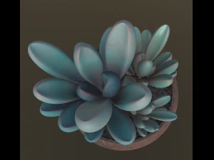 flower with 2 different texture variations 3D Model