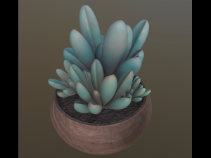 flower with 2 different texture variations 3D मॉडल