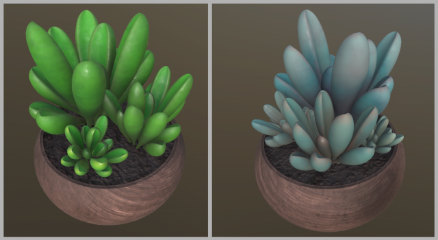 flower with 2 different texture variations 3D मॉडल .c4d .max .obj .3ds .fbx .stl .blend 