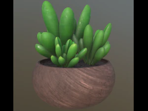 flower with 2 different texture variations 3D Model