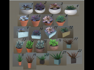 flowerset 3D Model