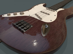electric guitar 3D Model