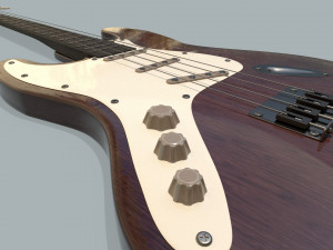 electric guitar 3D मॉडल