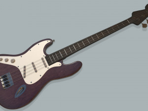 electric guitar 3D मॉडल