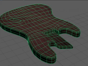 electric guitar 3D Model