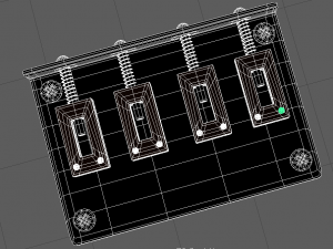 electric guitar 3D मॉडल