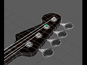 electric guitar 3D मॉडल