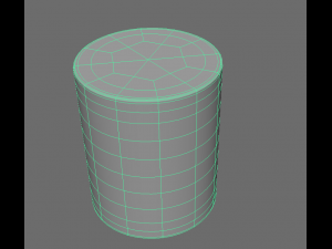 decoration canister low-poly with 4 texture variations 3D Model