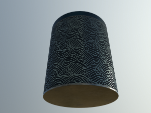 decoration canister low-poly with 4 texture variations 3D Model