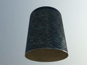 decoration canister low-poly with 4 texture variations 3D Model