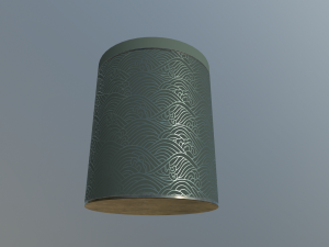 decoration canister low-poly with 4 texture variations 3D Model