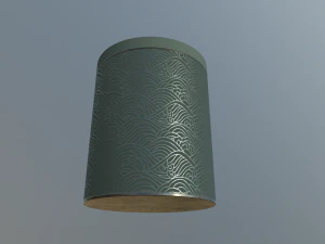 decoration canister low-poly with 4 texture variations 3D Model