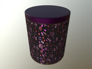 decoration canister low-poly with 4 texture variations 3D Model