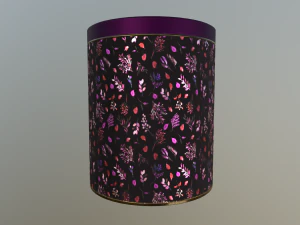 decoration canister low-poly with 4 texture variations 3D Model