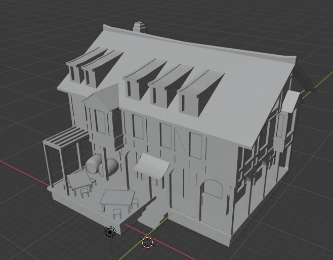 tavern 3D Model .c4d .max .obj .3ds .fbx .stl .blend